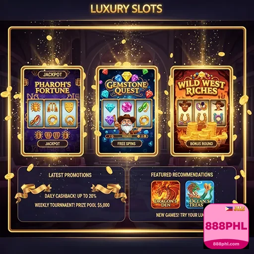 888phl luxury slots promotions